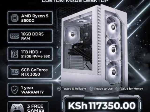 Purpose built Ryzen 5 desktop with NVidia RTX graphics