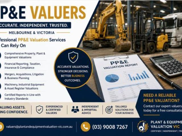 PP&E Valuers Melbourne | Certified Asset Valuation Experts