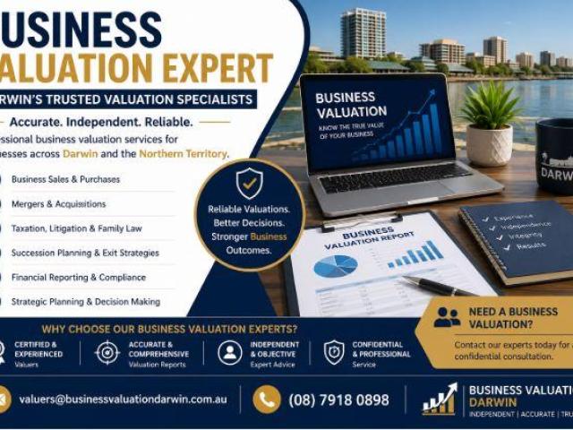 Business Valuation Expert Darwin | Independent Valuation Services