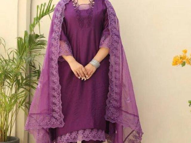 Chanderi Kurta Set with Dupatta – Shop Designer Styles at Asrumo