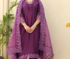 Chanderi Kurta Set with Dupatta – Shop Designer Styles at Asrumo
