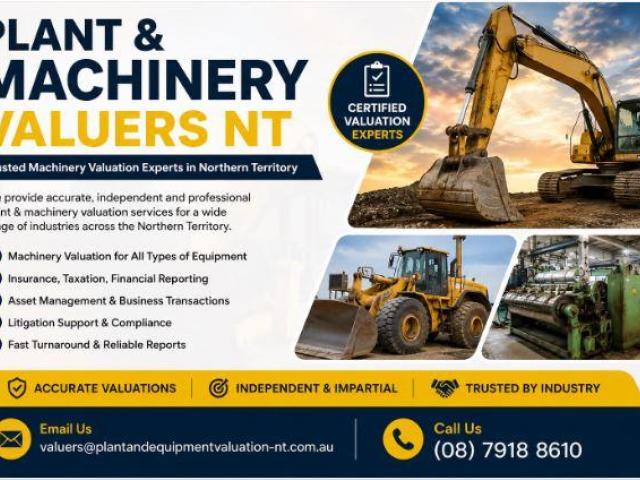 Plant & Machinery Valuers NT | Certified Machinery Valuation
