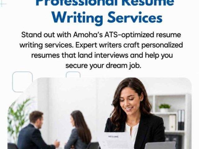Why Choose Amoha’s Resume Writing Services?
