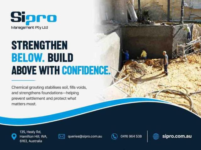 Expert Foundation Solutions for Chemical Grouting in Perth