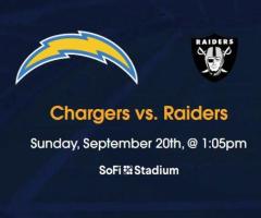Chargers vs Raiders Tickets