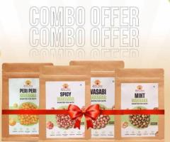 Yellow House Flavoured Makhana | Healthy Roasted Fox Nuts Online