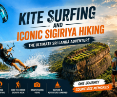 Adventure Awaits with Kite Surfing and Iconic Sigiriya Hiking in Sri Lanka