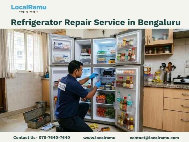 Bengaluru's trusted refrigerator repair service with same day fix guaranteed with LocalRamu