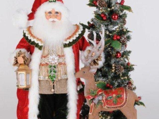 Buy Karen Didion Santa Statues for Unique Christmas Home Decor
