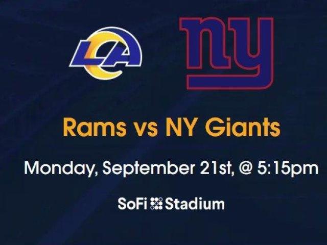 Rams vs NY Giants Tickets