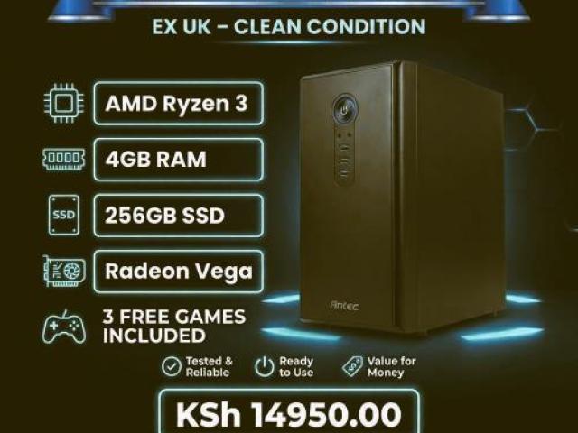 Regenerated Ryzen 3 desktop with Radeon Vega GPU