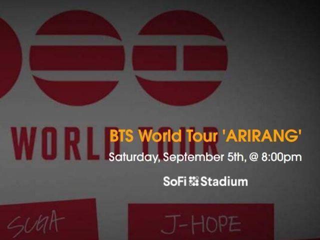 BTS World Tour ARIRANG Tickets