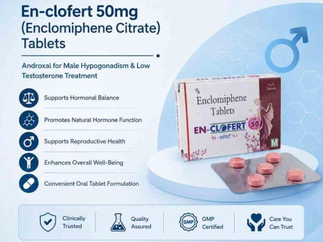 Enclomiphene Citrate | En-clofert 50 mg & Androxal Guide
