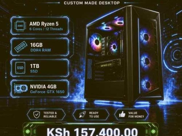 Bespoke made Ryzen 5 Mid Tower desktop PC