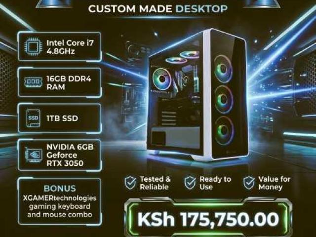 Bespoke made Core i7 10th gen 16gb RAM tower PC