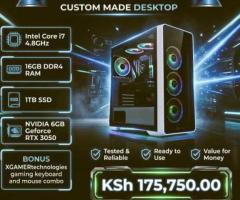 Bespoke made Core i7 10th gen 16gb RAM tower PC