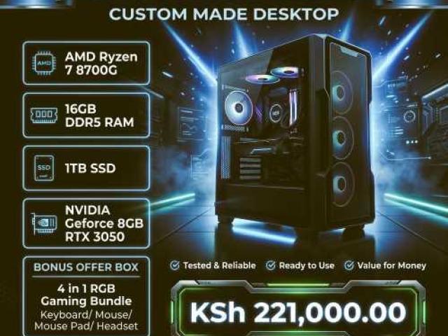 Bespoke made AMD Ryzen 7 gaming tower PC