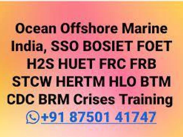 BTM FRC FRB HLO HERTM H2S Hydrogen Sulphide Gas Safety Course Mumbai india