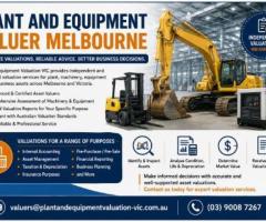 Plant and Equipment Valuer Melbourne