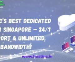 Hostinc’s best Dedicated Server Singapore – 24/7 Support & Unlimited Bandwidth!