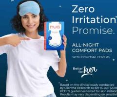 Nua All Night Comfort Pads | Zero Irritation & 4x Comfort
