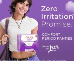 Buy leak-proof Comfort period panties for heavy flow protection | Disposable and toxic-free.