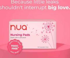Soft, Leak-Proof Nursing Pads – Safe & Disposable | Nua