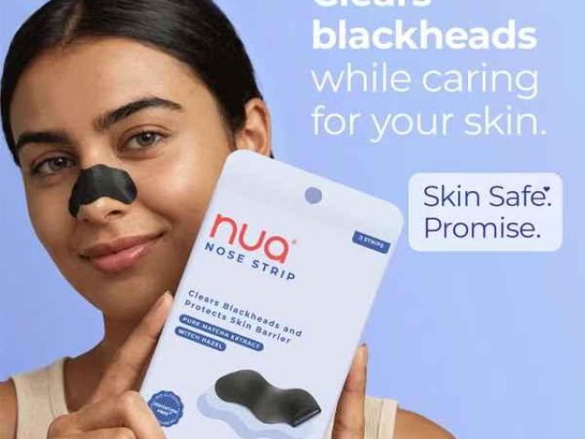 Nua Nose Strips | Blackhead & Whitehead Removal with Matcha & Witch Hazel