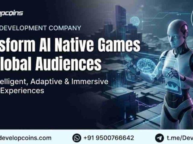 Transform AI Native Games for Global Audiences with an AI Game Development Company