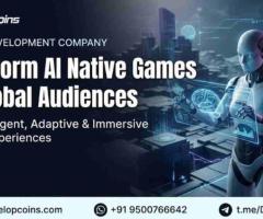 Transform AI Native Games for Global Audiences with an AI Game Development Company