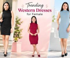 Trending Western Dresses for Female with Premium Soft Rib Fabric