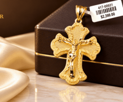 Buy 10K 14K Gold Pendants in Texas USA-Gold Bar Jeweler