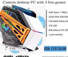 Powerful Ryzen 7 XGAMERtechs custom desktop PC
