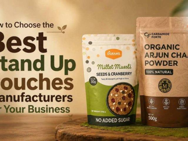 How to Find the Right Stand Up Pouch Supplier for Your Brand