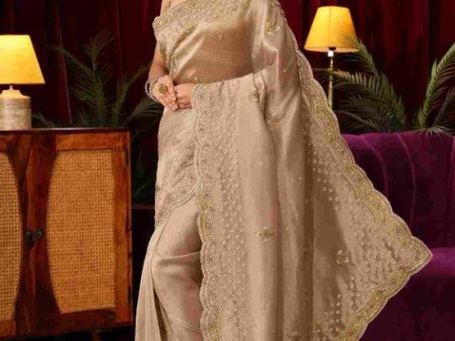 Shop Golden Sarees Online at Libas