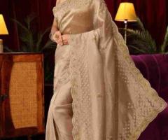 Shop Golden Sarees Online at Libas
