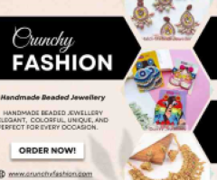Handcrafted Beaded Earrings – Vibrant & Unique Designs at Crunchy Fashion​