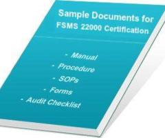 ISO 22000 Document Kit for Food Safety Compliance