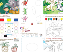 U.K.G Colouring Book for Children - Elegant Publishers