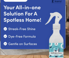 Safe & Dye-Free Multipurpose Cleaner for All Surfaces
