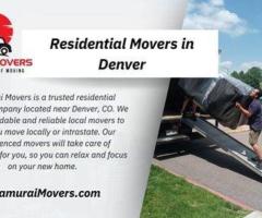 Residential Movers Denver, CO