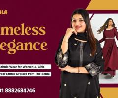 Dazzle in Stunning Party Wear Ethnic Dresses – Shop Now at The Bebla
