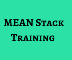 MEAN Stack Training Course in Online