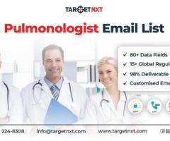 Purchase a Pulmonologist Email List from TargetNXT to Meet Qualified Health Professionals!