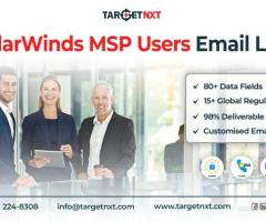 Procure TargetNXT's Verified and Error-free SolarWinds MSP Users Email List!