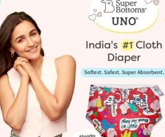 SuperBottoms Baby Talk Freesize UNO Cloth Diaper
